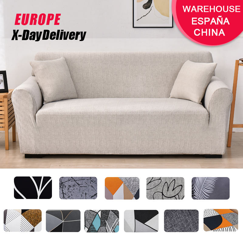 Coolazy Stretch Plaid Sofa Slipcover Elastic Sofa Covers for Living Room funda sofa Chair Couch Cover Home Decor 1/2/3/4-seater