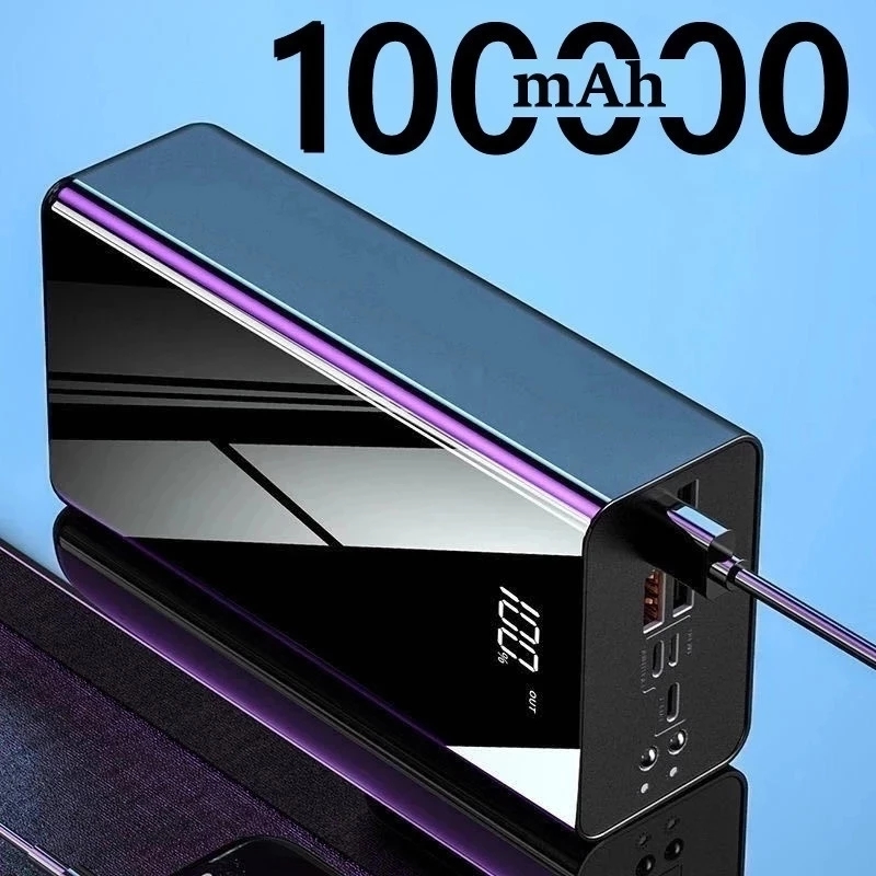 500000mAh Power Bank For Xiaomi Powerbank USB PoverBank Portable Charger External Battery Pack Power Bank