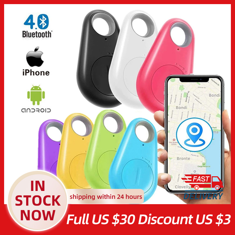 Smart Bluetooth GPS Tracker， Key Locator， Pet Anti-Lost Sensor Device， With Bluetooth， For Kids， Wallets， Luggage， Suitcases