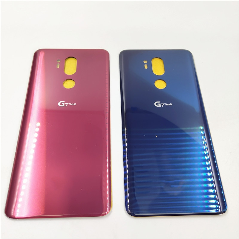 Original Glass Housing For LG G7 ThinQ G710EM Battery Cover Back Rear Panel Repair Parts With Adhesive