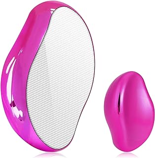 Crystal Hair Eraser for Women and Men, Reusable Crystal Hair Remover Magic Painless Exfoliation Hair Removal Tool, Magic Hair Eraser for Back Arms Legs (Purple)