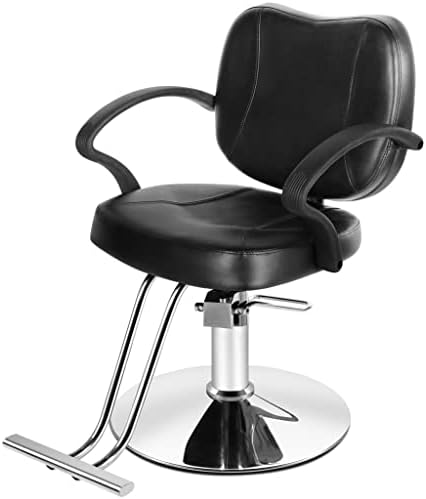 Artist hand Salon Chair for Hair Stylist, Comfortable Barber Chair Hydraulic Pump Stylist Chairs for Salon with Extra Wide Seat, Spa Beauty Equipment for Hair Stylists for Barbershop and Home
