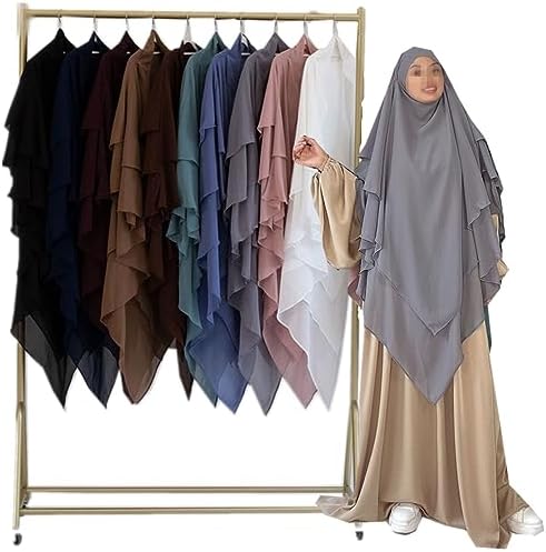 Women Muslim Chiffon Scarf Lightweight Breathable Abaya Jilbab Ramadan Eid Sun-proof Shawls Wrap Hijab