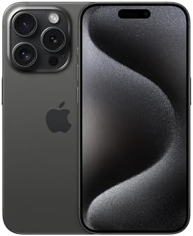 Apple iPhone 15 Pro, 512GB, Black Titanium - Unlocked (Renewed Premium)