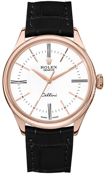Rolex Cellini Time White Dial 39mm Luxury Men’s Watch 50505